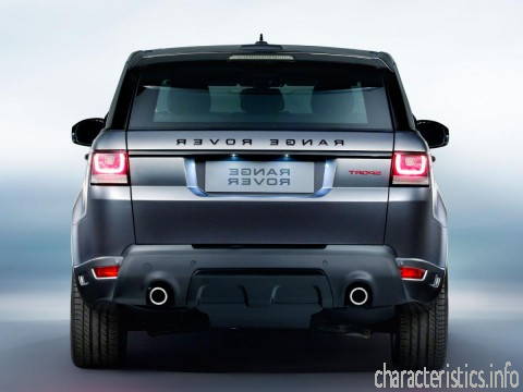 LAND ROVER Generasi
 Range Rover Sport II 5.0 SVR (550hp) AT 4WD Karakteristik teknis
